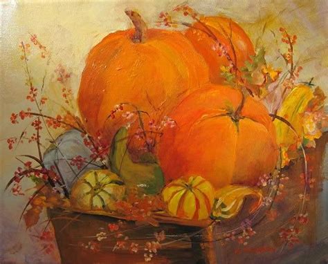 Autumn Harvest Painting By Kathleen Harrington