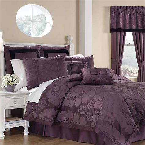 Bed Bath And Beyond Bed Linens Luxury Purple Bedding Comforter Sets