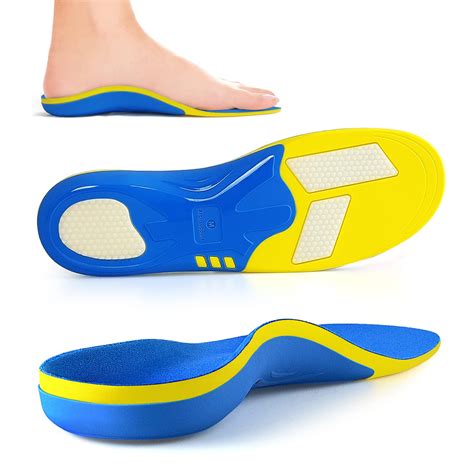 Dacat High Arch Support Plantar Fasciitis Insoles Heavy Duty Orthotics Shoe Inserts For