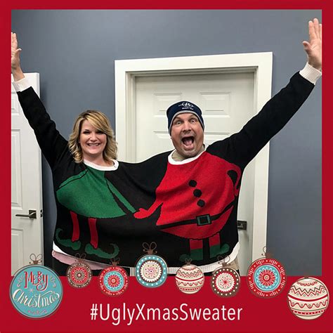 Garth Brooks Trisha Yearwood Launch Ugly Sweater Campaign