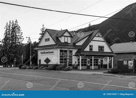 Hope Canada July 14 2018 Main Street In Small Town In British