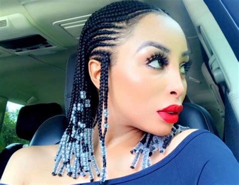 This will help alleviate back pain as well as straighten your back. Seen Khanyi Mbau's Dope Tribal Braids?