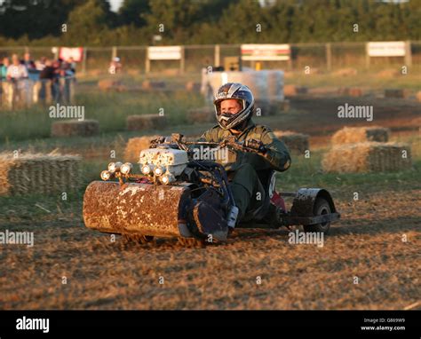 12 Hour Lawn Mower Racing Sussex Stock Photo Alamy