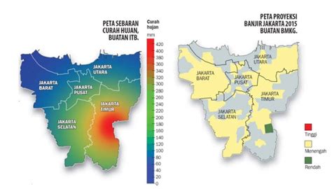 Peta Serangan Banjir Jakarta Ilmu Dan Teknologi Koran Tempo Co