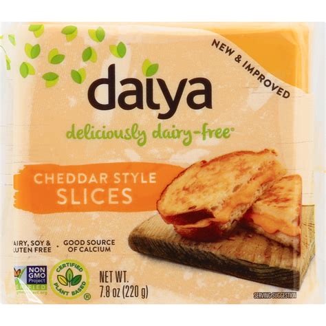 Daiya Deliciously Dairy Free Cheddar Style Slices 11 Ct Instacart