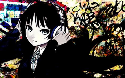 Anime Girl Wearing Headphones 1920x1200 Wallpaper