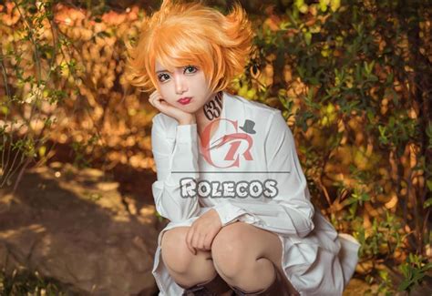 The Promised Neverland Emma White Shirt Skirt Cosplay Costume For Sale
