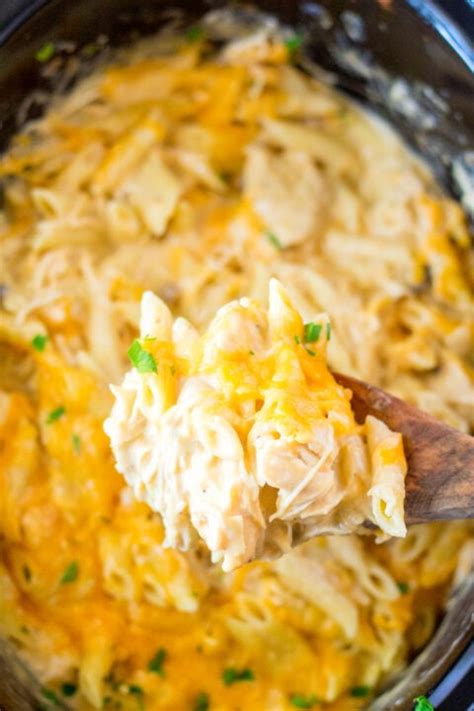 Slow Cooker Cheesy Chicken Penne My Incredible Recipes