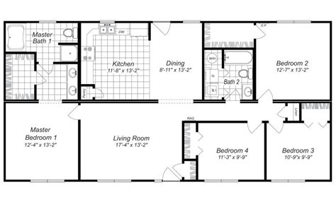 This design can still be accommodated in a lot with 10 meters … Best 4 Bedroom House Floor Plans | Sportsop.com | Four ...