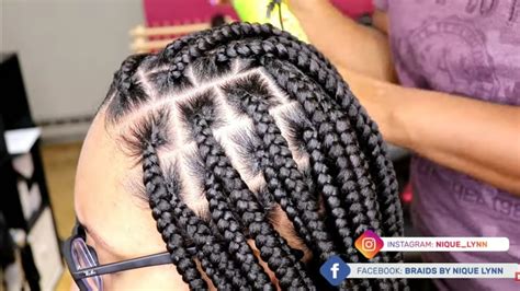 Big Knotless Box Braids Hairstyles This Content Is Imported From Instagram