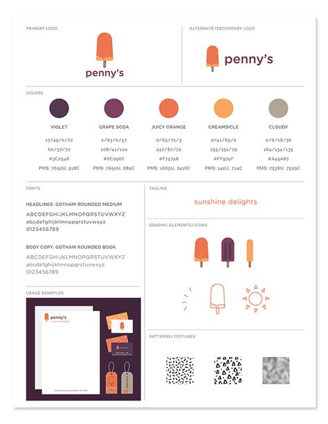 Logo Usage Guidelines Template | Card Template