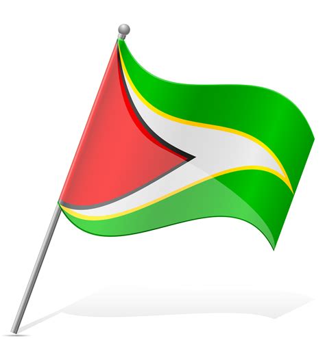 Flag Of Guyana Vector Illustration 514329 Vector Art At Vecteezy