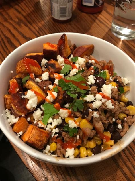 This link is to an external site that may or may not meet accessibility guidelines. SWEET POTATO TURKEY TACO BOWL - PUGS & PAPRIKA | Best ...