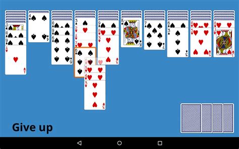 You can deal 10 cards at a time on to the tableau until cards run out. Classic Spider Solitaire APK Download - Free Card GAME for Android | APKPure.com