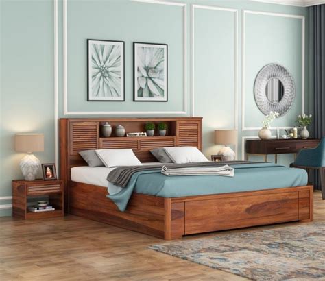 10 Latest Wooden Bed Designs With Pictures In 2023 Chegospl