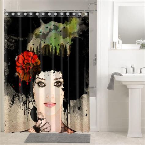 Black Art Depot Shower Curtain Vanhorntxtimezone
