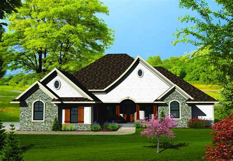 Single Story Country French Home 89803ah Architectural Designs
