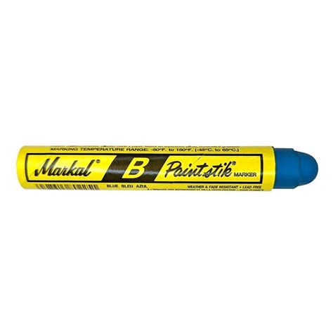 Markal B Blue Tyre Crayon Chalk Paint Stick Weatherproof Box