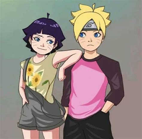 Himawari And Boruto Uzumaki Uzumaki Boruto Naruto Shippuden Anime Anime Naruto