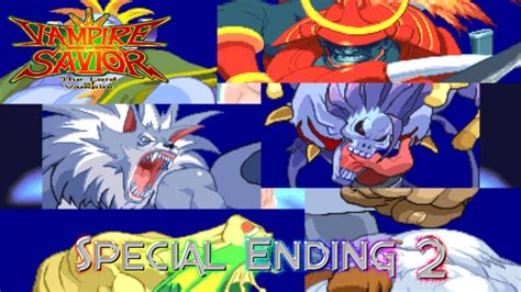 Vampire Savior The Lord Of Vampire Special Ending Arcade Youtube