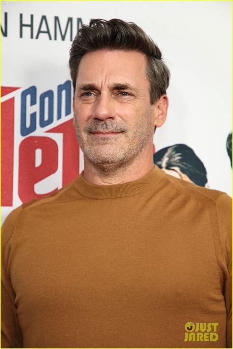 Photo Jon Hamm Supported By Anna Osceola At Confess Fletch Premiere