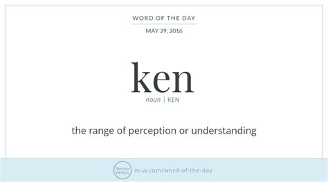 Word Of The Day Ken Uncommon Words Word Of The Day Word Definitions