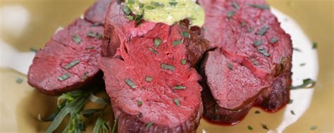 Stir butter, salt, mustard, pepper, and garlic. Ina Garten's Slow-Roasted Filet of Beef with Basil ...