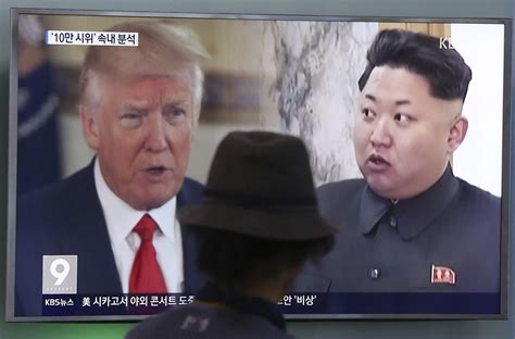 Trump Moon Discuss North Korea Rocket Man Kim The Japan Times