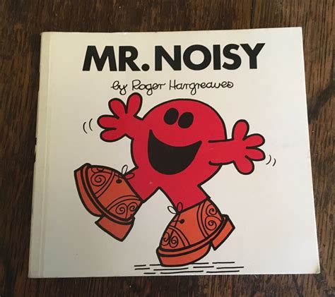 Vintage Mr Noisy Mr Men Book Millésime Enfants Bon Etsy