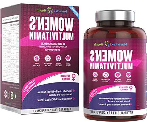 Womens Daily Multivitamin Supplement Biotin Vitamins A