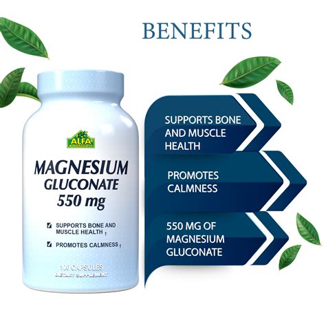 Magnesium Gluconate Alfa Vitamins Store