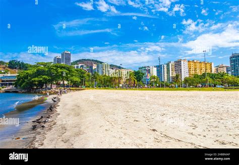 Botafogo Beach Brazil 12 October 2020 Beach Panorama View And