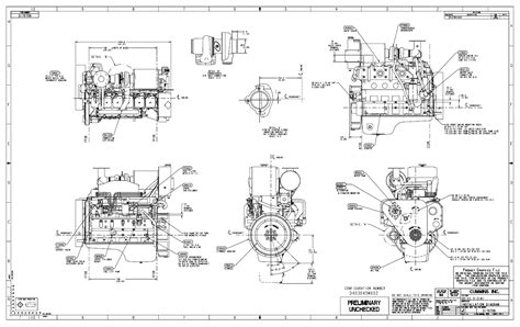 Cummins Engine Drawings Seaboard Marine