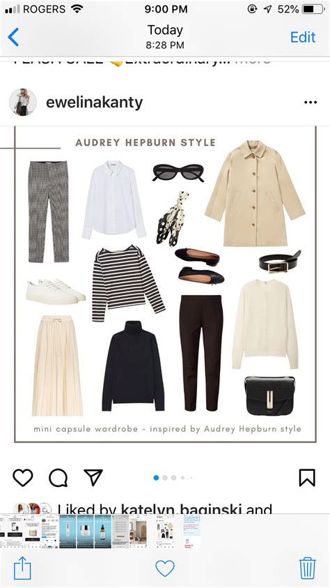 Audrey Hepburn Style Capsule Wardrobe Clothes Outfits Clothing Kleding Outfit Posts Coats