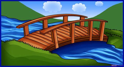 Simple Bridge Drawing At Getdrawings Free Download