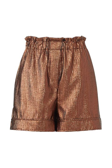 Bronze High Waist Shorts By Nude For Rent The Runway