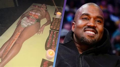 Kanye West Has Sushi Served On Naked Woman For His Th Birthday Party Flipboard