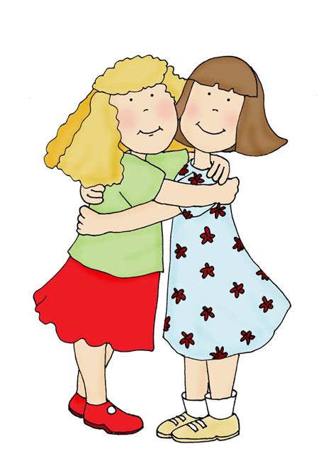 Two Friends Hugging Clipart 10 Free Cliparts Download Images On