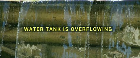 Where does bathtub overflow water go. Watch Out! Your Plastic Water Tank is Overflowing.