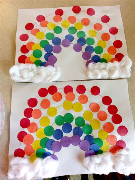 Easy Dot Rainbow Craft For Kids Crafty Morning Rose Clearfield