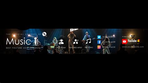 Music Youtube Banner Template Free Download For Your Channel