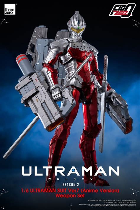 Threezero Fig Zero Ultraman Suit Ver7 Anime Version Weapon Set 16