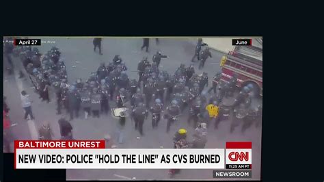 Newly Released Footage Shows Riots Erupting In Baltimore Cnn Video