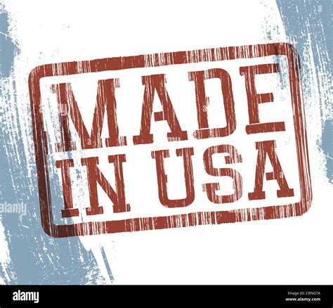 Made In Usa Stamp Stock Photo Alamy