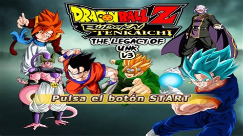 Dragon Ball Z Budokai Tenkaichi 3 Iso Tlou 3 Main Menu And Overall