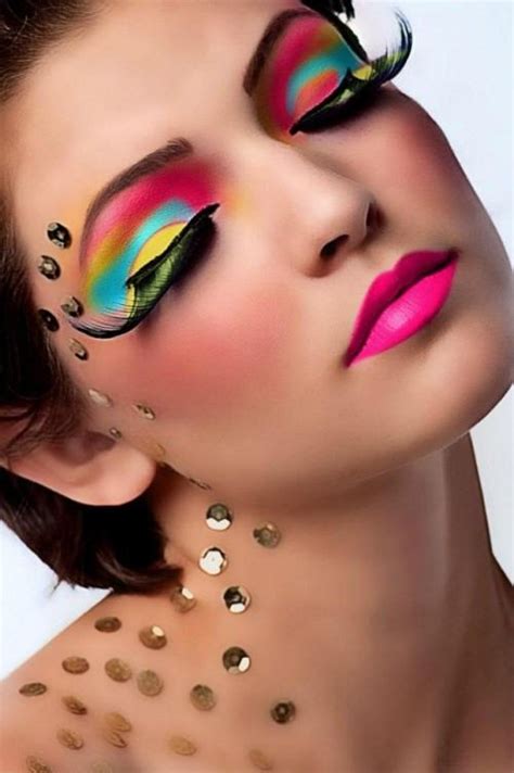 Dramatic Exotic Eye Color Makeup She12 Girls Beauty Salon