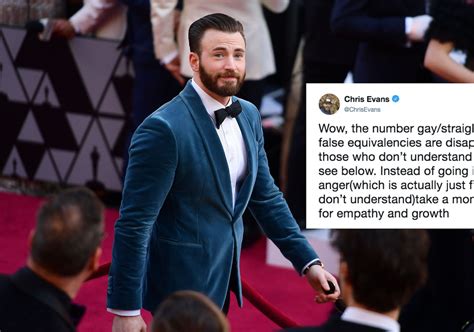 Chris Evans Tweets About The Straight Pride Parade Point Out How Ridiculous The Idea Really Is