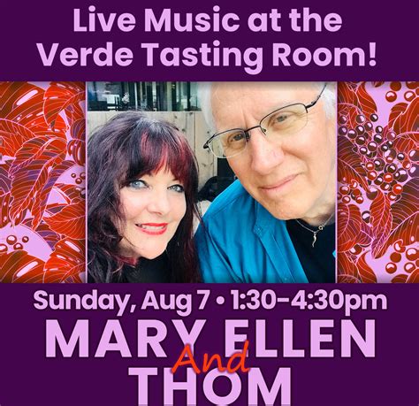 Mary Ellen And Thom Verde Vineyards