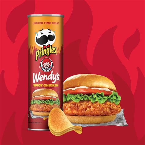 New Pringles Put A Wendys Spicy Chicken Sandwich In A Can