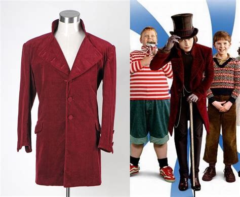 Willy Wonka Charlie And The Chocolate Factory Johnny Depp Jacket Coat